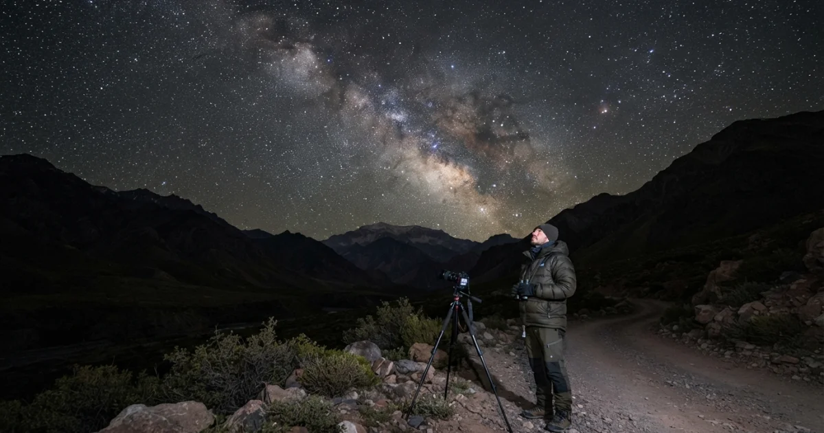 Cielo nocturno en los Andes mendocinos: guía básica para observar estrellas