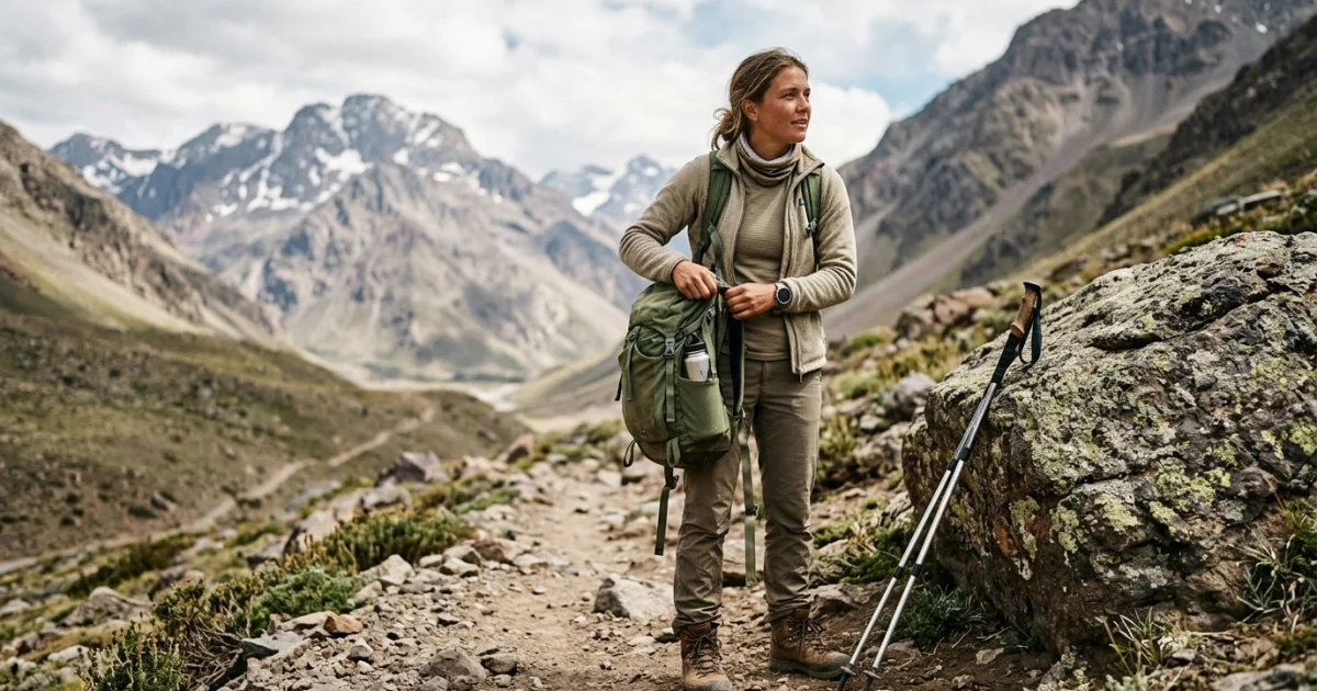 Equipo básico: qué llevar para hacer hiking en los Andes
